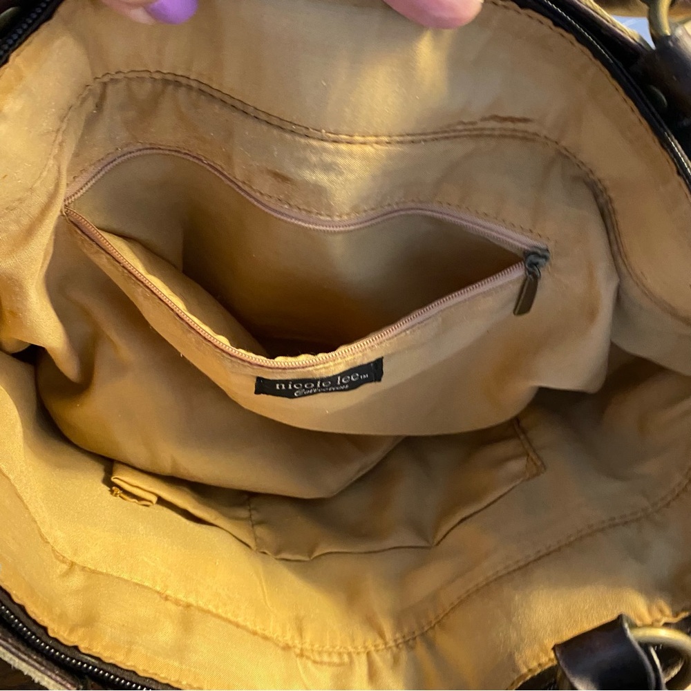 Nicole Lee Collection Tan and Brown Bag - Picture 15 of 16